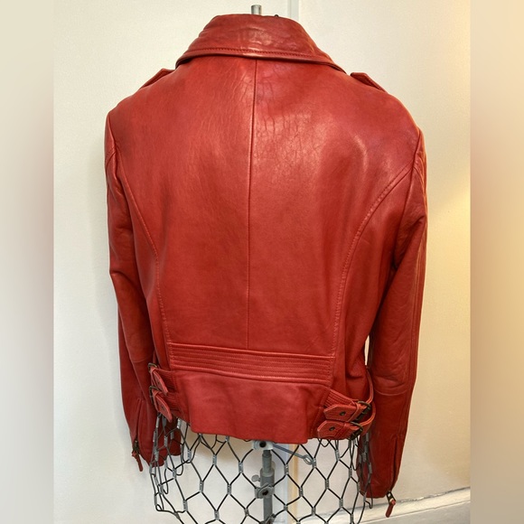 Vintage Lucky Brand Lambskin Motorcycle Jacket - Picture 3 of 13